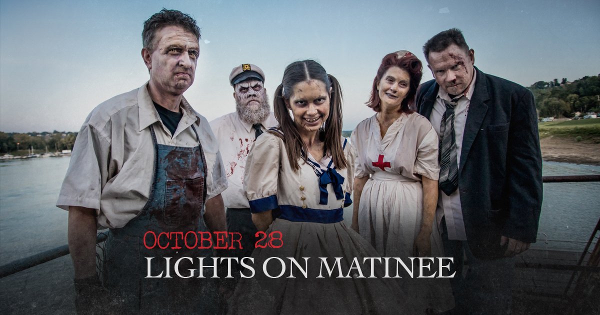 ONE NIGHT ONLY!
The Lights On Matinee is perfect for younger kids and the faint of heart! From 4:00 to 6:00 PM on October 28th, guests can board the USS Nightmare for only $8 during this lights-on special!

Ticketing &amp; information here: events.admitoneproducts.com/tkt_sales.php?…