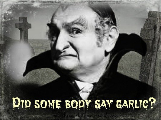 It's almost Halloween! Protect yourself.The Original Maroun's Garlic Spread tastes great and will ward off evil! Win win