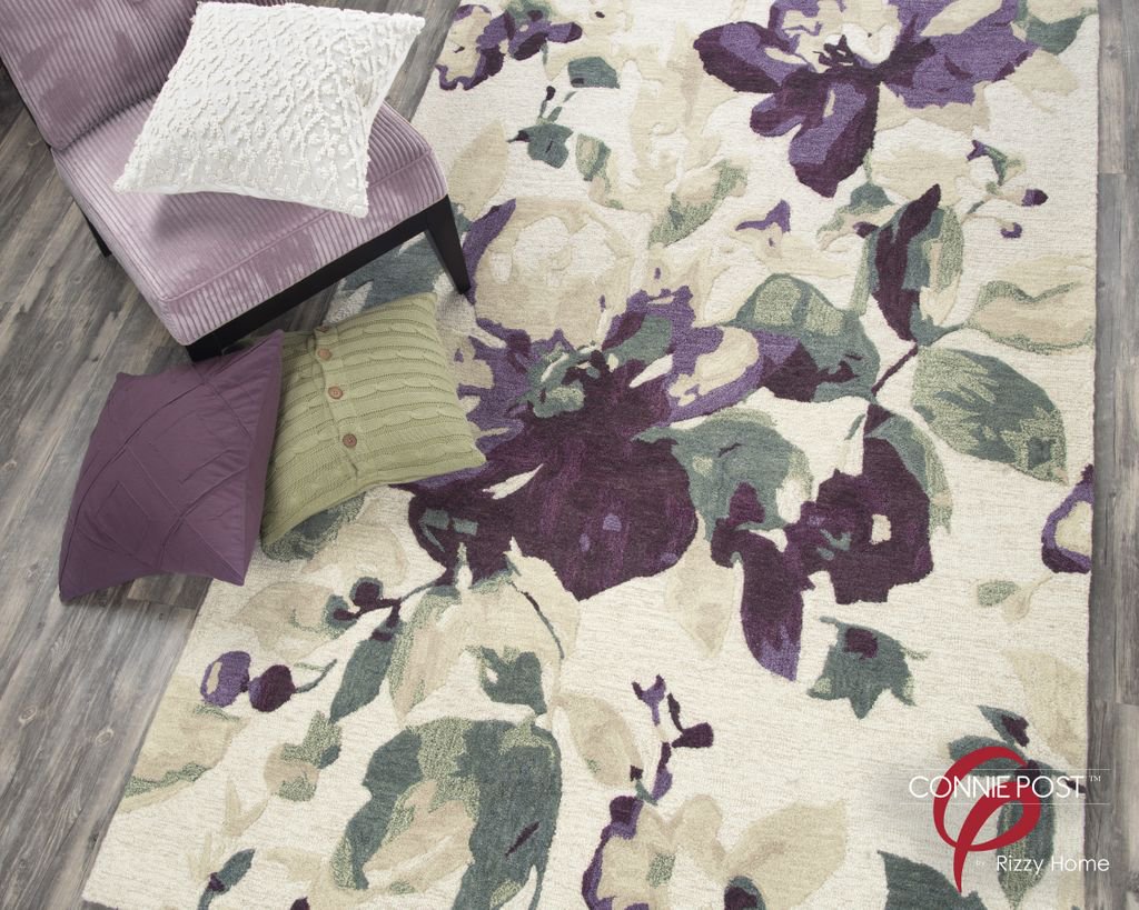 Rizzy Home On Twitter Connie Post S New Purple Iris Rug With