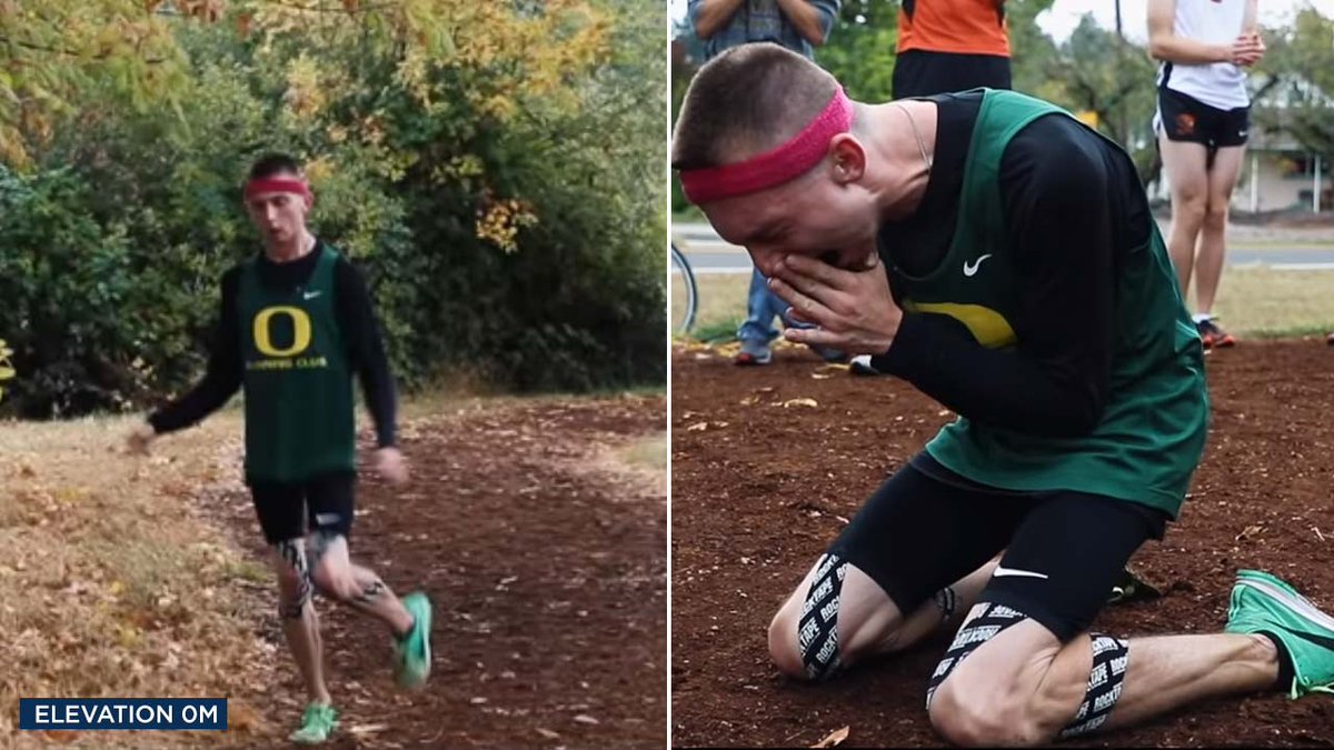 ABC7's tweet photo. MAKING HISTORY: Justin Gallegos, from Santa Clarita, has become the first athlete with cerebral palsy to sign with @Nike https://t.co/ozXuHSHsXh https://t.co/atNSz8QUZw