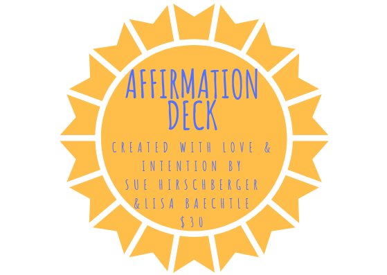September's #ArtistOfTheMonth #LisaBaechtle's has kept us stocked w lovely items like her #AffirmationDeck. Come by our #HectorNY #FLX shop!