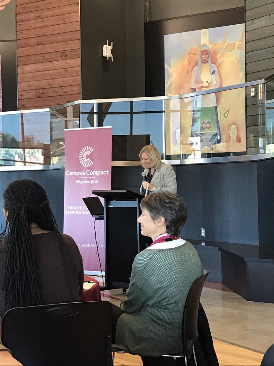 WACampusCompact's tweet image. Excited to be at @WSUPullman with @WSUCCE and partners from across WA and ID at the beautiful Elson Floyd Cultural Center to examine how we advance intersectionality and social justice in community engagement work with Dr. Tania Mitchell