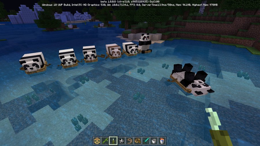 統合版マイクラベータ版アップデート情報まとめ パンダ 竹 足場ブロック 猫の詳細解説 Beta1 8 0 8 効率良く遊ぶ統合版マインクラフト Be 攻略ブログ