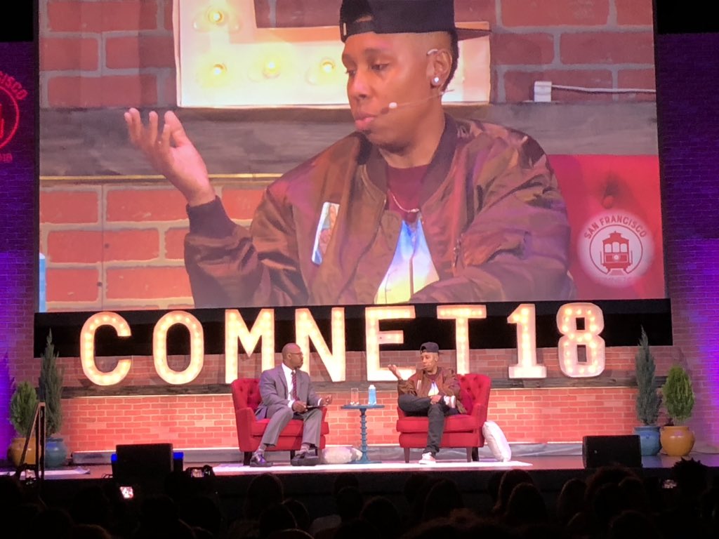 jaspitz's tweet image. Respect. It’s my job to document our lives. @LenaWaithe @TheComNetwork #ComNet18