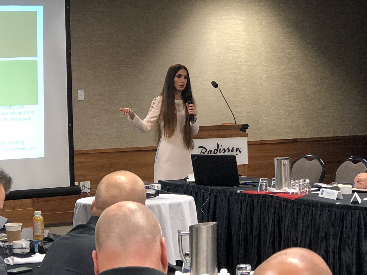 Day 2 of the Western Wage Conference starting with a presentation from <a href="/DrKatyKamkar/">Dr. Katy Kamkar, PhD, CPsych</a> relating to occupational stress injuries and #PTSD. Moral injury, compassion fatigue, burnout are prevalent in first responders. Treatment and prevention start with knowledge and awareness.