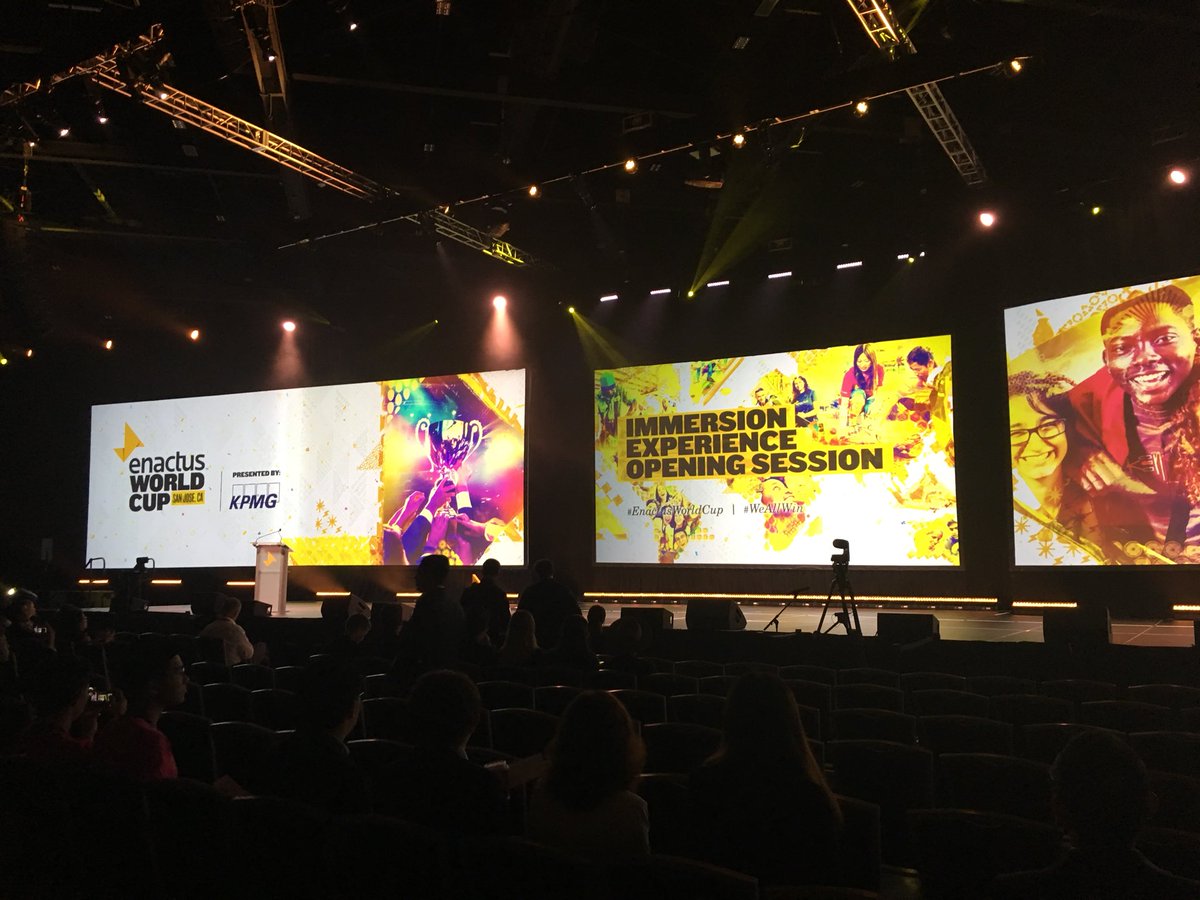 The final day of the <a href="/enactus/">Enactus</a> World Cup has begun with the Immersion Session! #EnactusWorldCup #TeamIreland