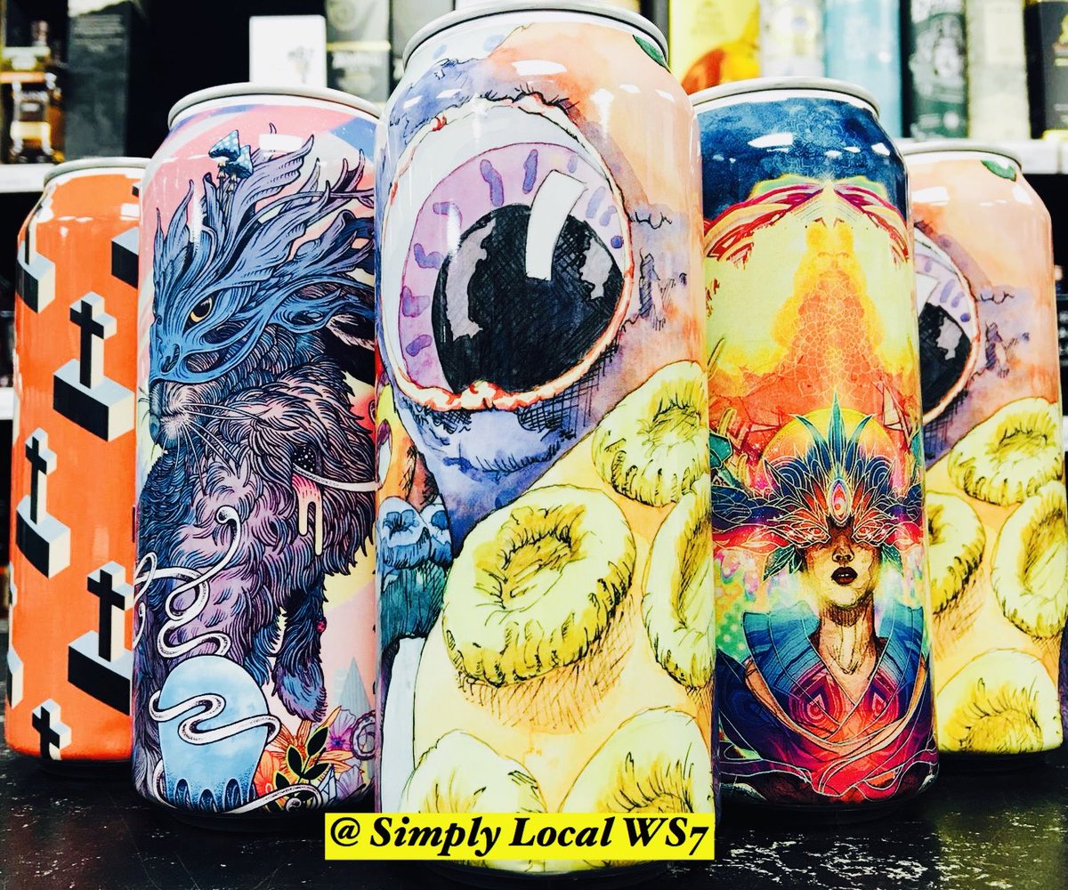 SimplyBurntwood's tweet image. These are chop smacking’tastic!! New in from @CollectiveBrew ~ Creating the #Creativeness of delicious #Pints  #LiquidArtFest #MashUpTheJam #StrangerThanFiction #LifeInClouds #craftbeer #thelocal