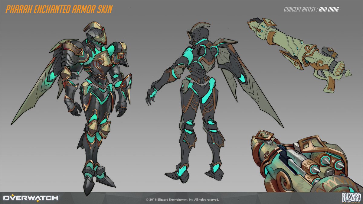 overwatch halloween 2020 skins twitter Anhdang On Twitter My Pharah Enchanted Armor Skin And Weapon Concept For The Overwatch Halloween Terror Event I Was Super Happy About This Skin Https T Co Vhzzofqvmn overwatch halloween 2020 skins twitter