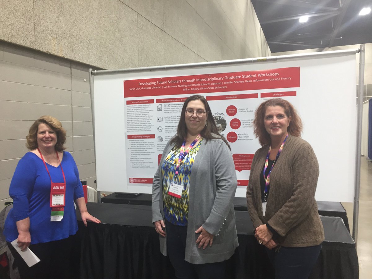 IllLibraryAssoc's tweet photo. Another day of fantastic posters at today's poster session! #ILAAC18 #ILAReporter #BecauseLibrariesMatter @ElginCommColl @LUCLibraries @BoothLibrary @ISUMilnerLib @dpla @whiteoaklibrary @ArrupeChicago https://t.co/CynoWGJuJo
