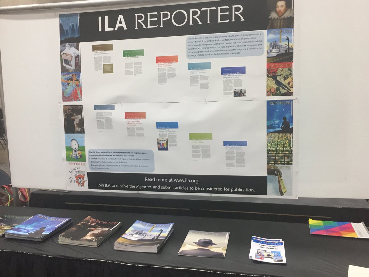 IllLibraryAssoc's tweet photo. Another day of fantastic posters at today's poster session! #ILAAC18 #ILAReporter #BecauseLibrariesMatter @ElginCommColl @LUCLibraries @BoothLibrary @ISUMilnerLib @dpla @whiteoaklibrary @ArrupeChicago https://t.co/CynoWGJuJo