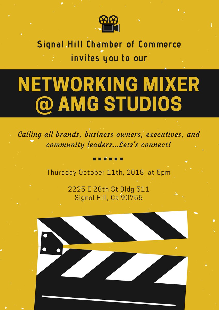 Lights! Camera! Network! Last Chance to RSVP to Today's Mixer at AMG Studios - mailchi.mp/9c35da3e6890/r…