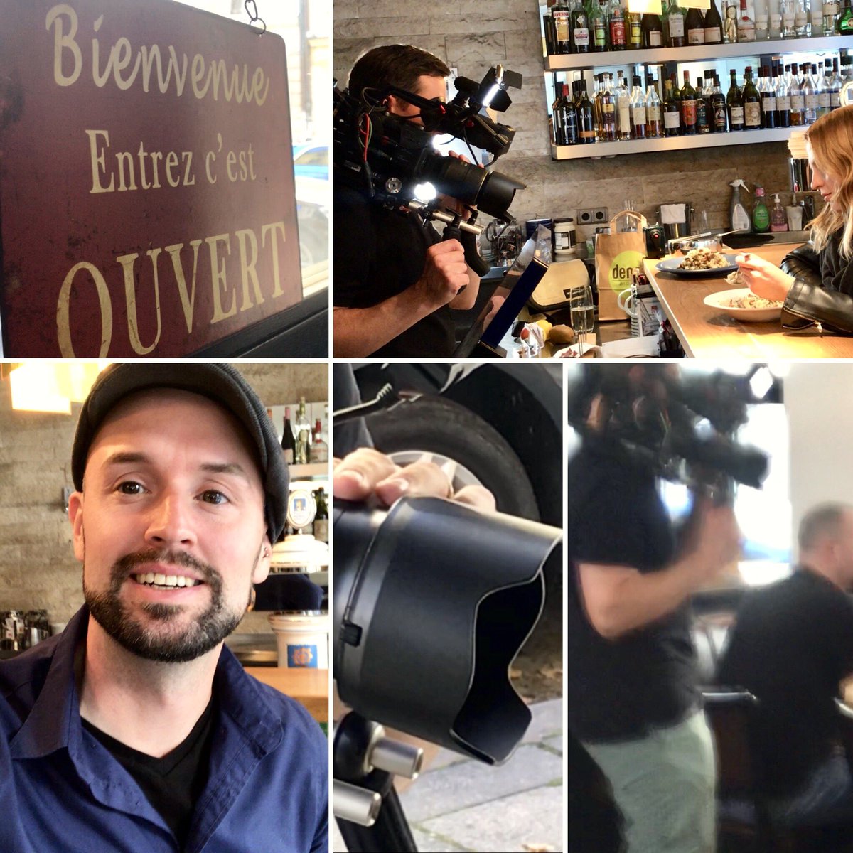 letzgocoach's tweet photo. Heute in München beim ersten Drehtag für ProSieben / Galileo. Morgen gehts weiter in dem gemütlichen, französischen Restaurant. 😎

Hintergrund des Experiments bleibt geheim bis zur TV-Ausstrahlung!

Ihr dürft gespannt sein... #ernährung https://t.co/PmNJIEV7PP