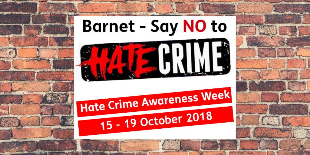 It's National Hate Crime Awareness next week. There will be a number of information stands across #Barnet where you can learn about #hatecrime. Why not take part in the FREE #disability hate crime workshop on a bus! Full events listing: bit.ly/BarnetHateCrime #NHCAW #No2H8
