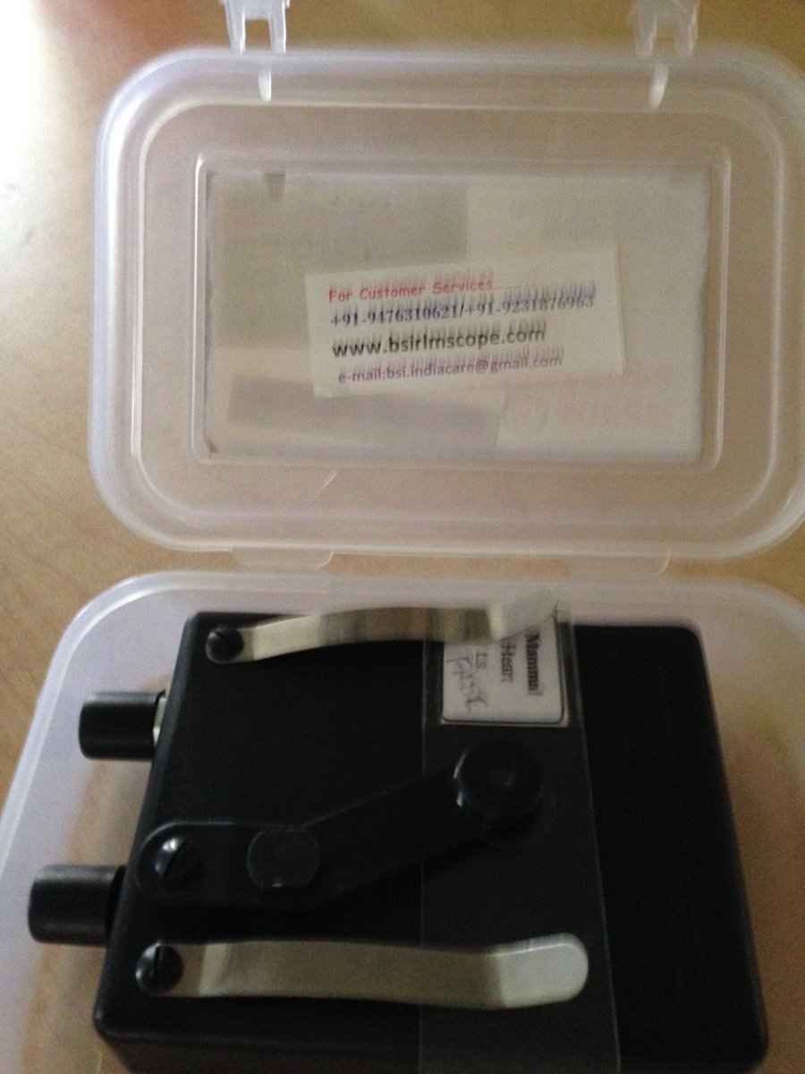 AthaleLab's tweet photo. Portable microscope from Murshidabad #fieldmicroscope #sci_instrumentation @kvijayraghavan https://t.co/4CflePixJu