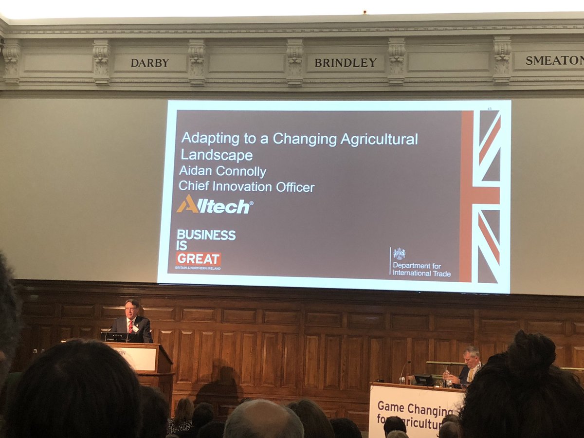 JPTrett's tweet photo. @AJConnolly1 fantastic presentation at #GameChangingAgriTech and great to meet you @UK_AgriTech https://t.co/IotboXaRUp