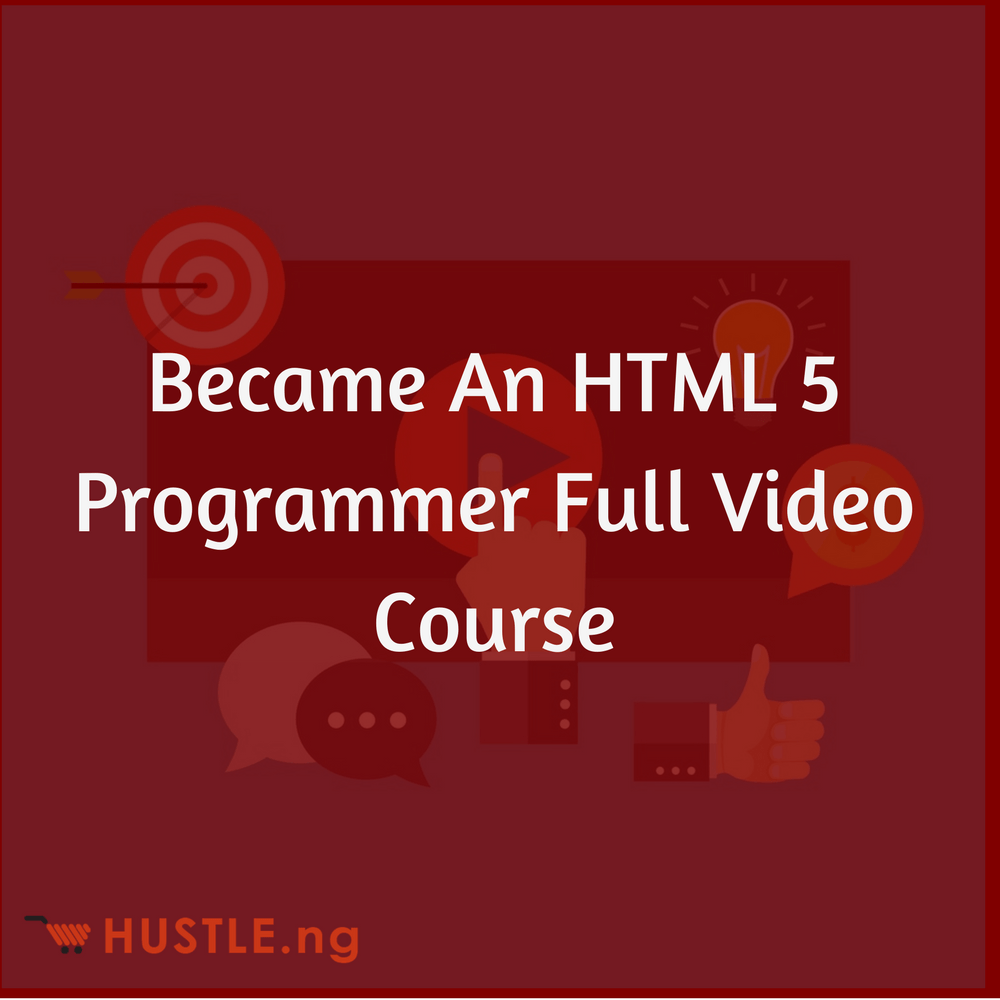 Became An HTML 5 Programmer Full Video Course  rviv.ly/uydk2D