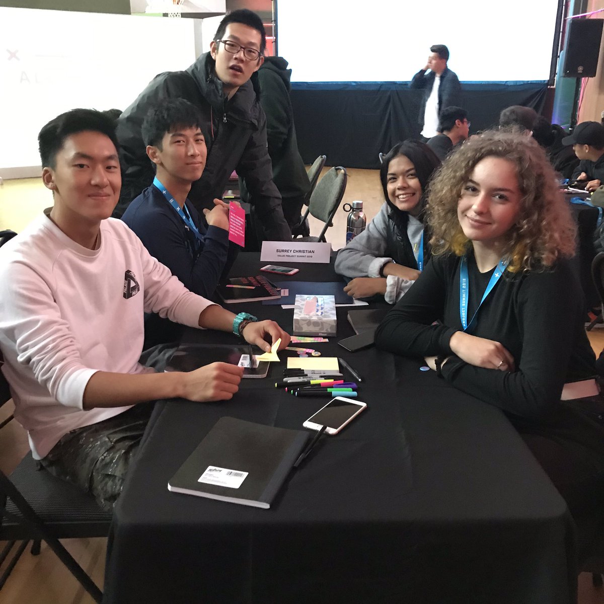 janice__mac's tweet photo. 5 @SurreyChristian Leadership students are attending a 10 school 4 day conference hosted by @TheSignalHill . Students will be working with @glasscanvas_io to create a #valueproject for our school. All student project ideas will be pitched to a Dragonโs Den group of investors. https://t.co/hLAqeyITJZ