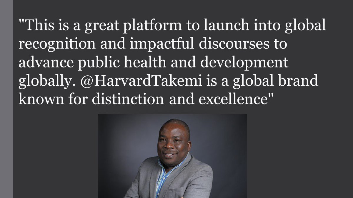HarvardTakemi's tweet photo. Why apply to @HarvardTakemi? Current Takemi Fellow, Akanni @akakanni1 tells us why! #Nigeria #reproductivehealth @dabesaki @FordFoundation https://t.co/SG6DVIDVX0