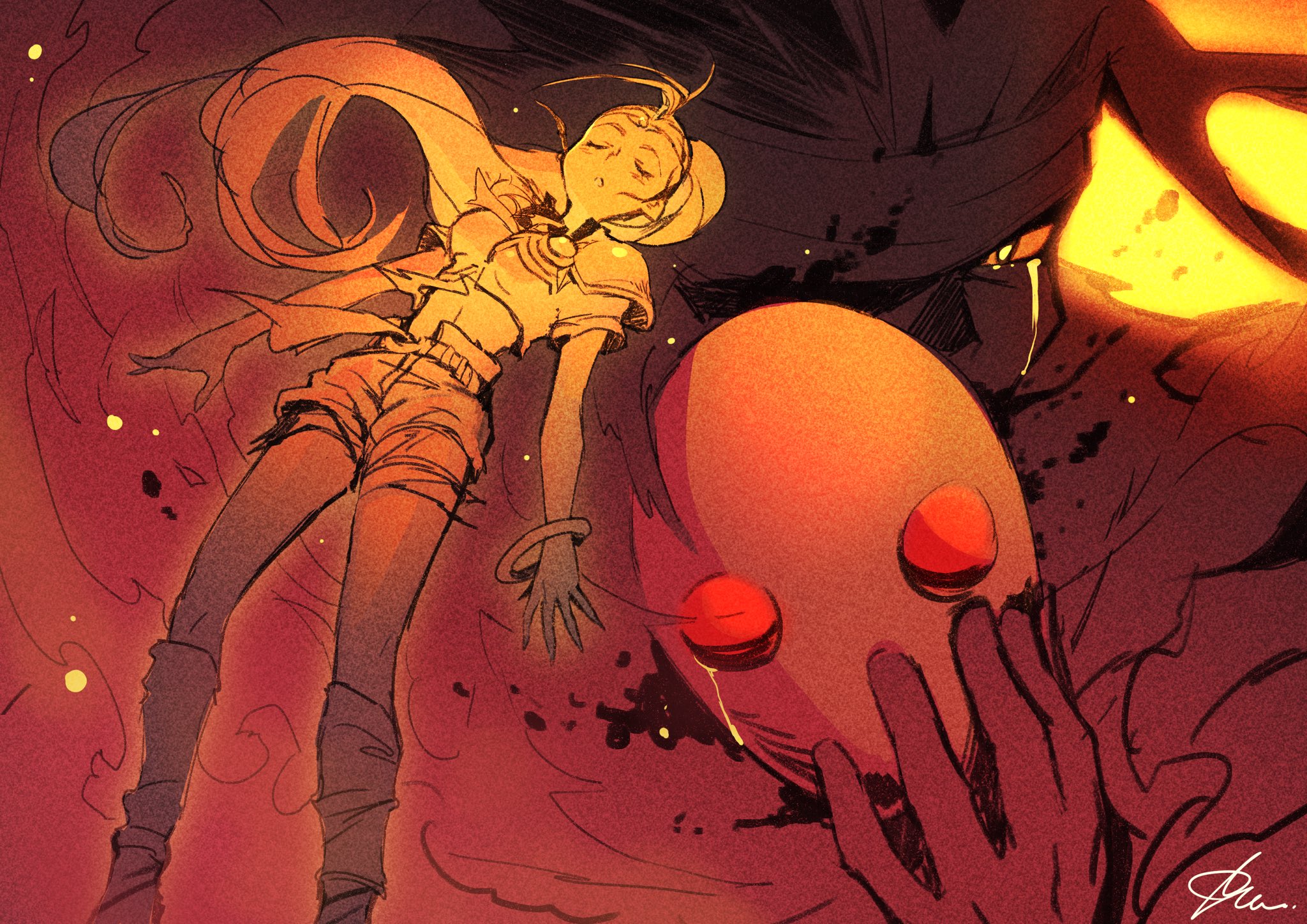 なかやまゆうじ 赤眼の涙 スレイヤーズ スレイヤーズ16発売記念カウントダウン スレイヤーズ版深夜の創作60分勝負 ルーク ミリーナ ルビーアイ 赤眼の魔王 ファンアート T Co Bvorad4rwm Twitter