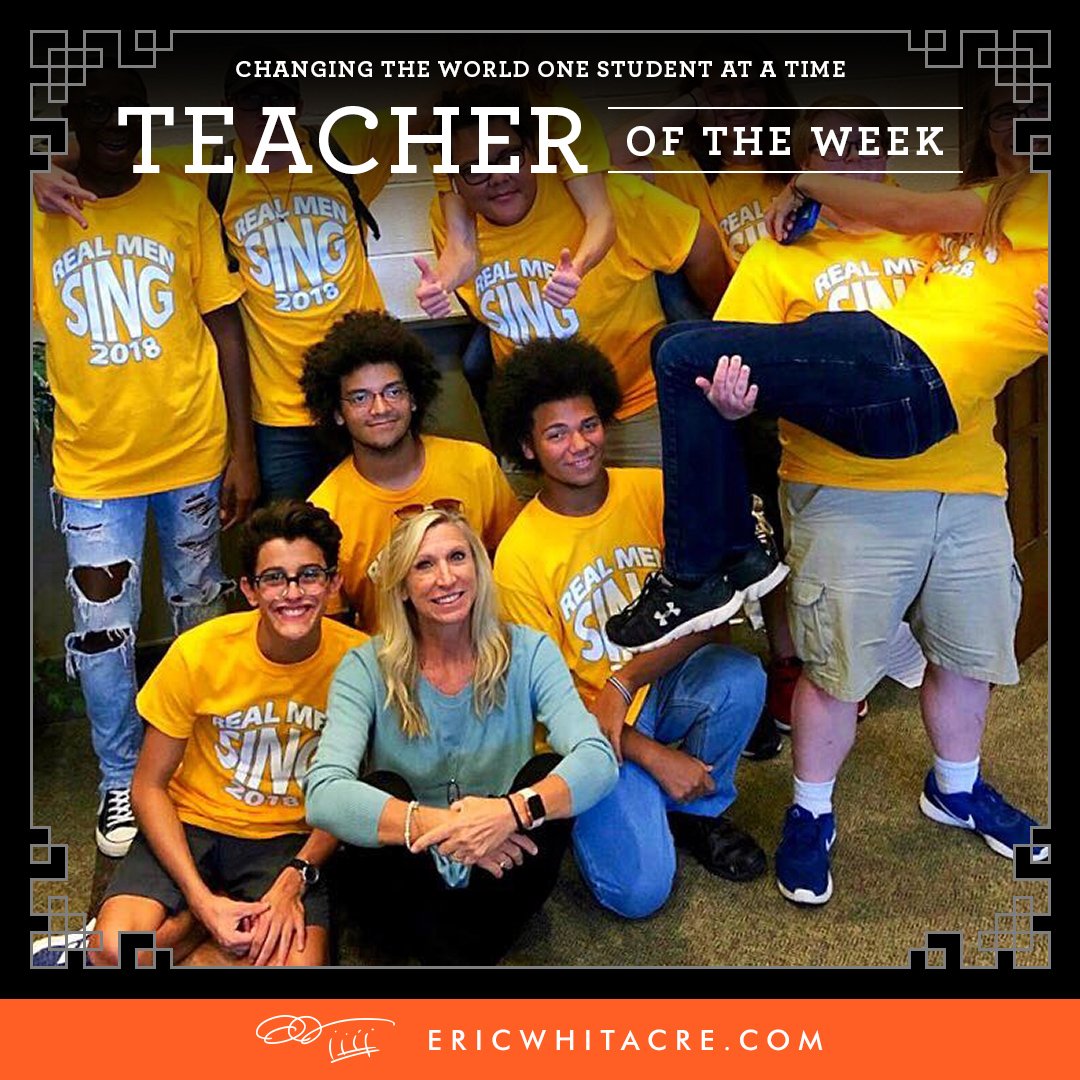 Thank you to <a href="/TimothySharp/">Tim Sharp</a> Executive Director of ACDA for our Teacher of the Week #totw ericwhitacre.com/totw