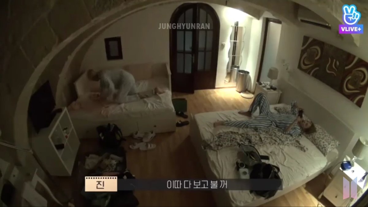 Jimin really misses Suga...he went from using his pillow to falling asleep on Suga& #39;s   #yoonmin