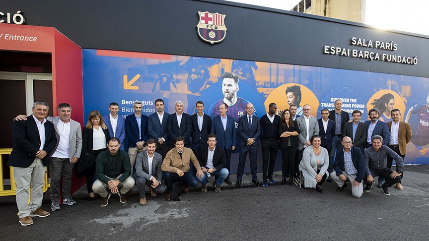 FundacioFCB's tweet photo. @jordicardoner ha explicat aquest matí la tasca actual de la Fundació als responsables de l’àrea esportiva del club. La valoració ha estat molt positiva! @FCBarcelona_cat @FCBfemeni @BarcaAcademy @FCBmasia @FCBhandbol @FCBbasket @FCBhoquei @FCBfutbolsala @EAbidalOfficial https://t.co/5bK8T82mM4