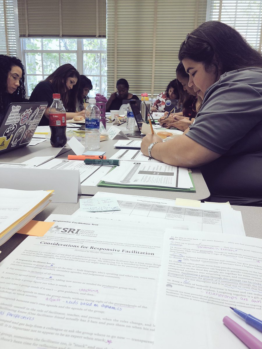 lakenonahigh's tweet photo. Our DPLC Site Team engaged in close reading and developing TDQs #ocpsDPLC #collaboration #responsivefacilitation #smartiscool @hsdocps @ocpsPL https://t.co/6uiMqB4h0O