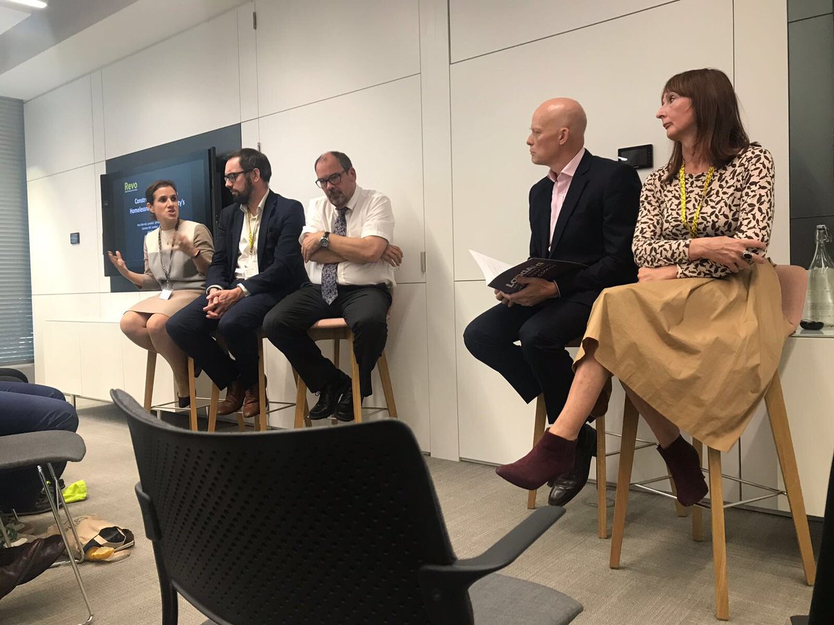 HaskollUK's tweet photo. Maria, Justin &amp; Ian are at the @RevoLatest event ‘Constructive Solutions for homelessness’ with @LandsecGroup #retailmatters https://t.co/r5rFrApbzN