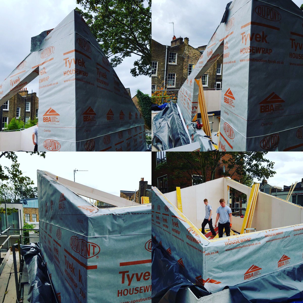 Sips walls completed. Now for the roof. #sips #Construction #building