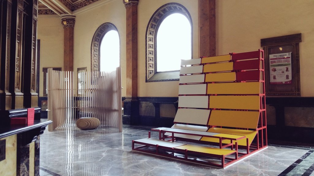 Glocal_Design's tweet photo. #AMD2018
Estamos en Palacio Postal | Tacuba 1, en las instalaciones realizadas para #Macrotendencias, como parte del @AbiertoDeDiseno, Pabellón Arquitectura; platicando un poco sobre el proyecto y las características del mismo.
#GlocalMx https://t.co/Y1JmSsXlH1