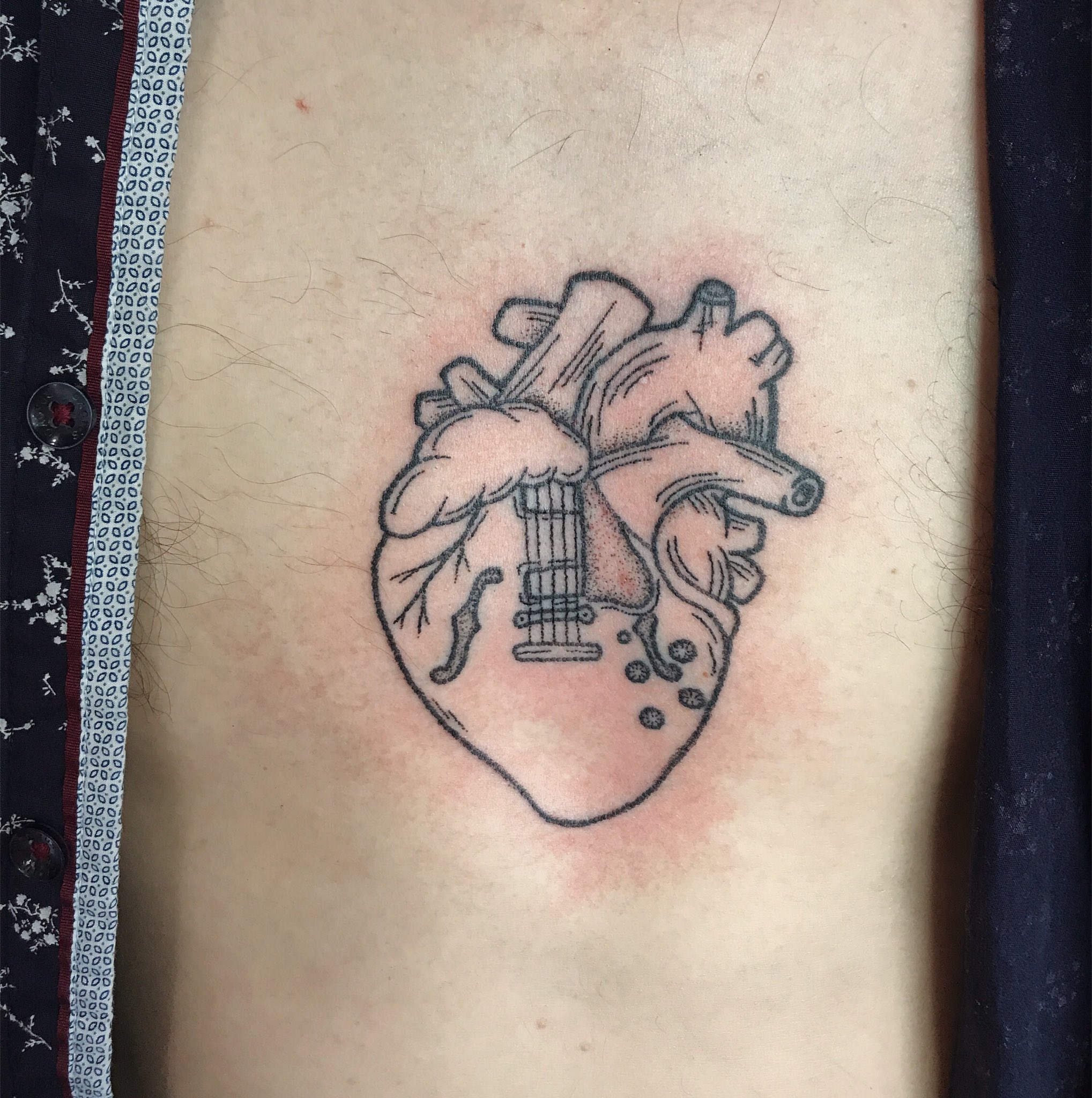 had this piece done today to start my music sleeve : r/TattooDesigns