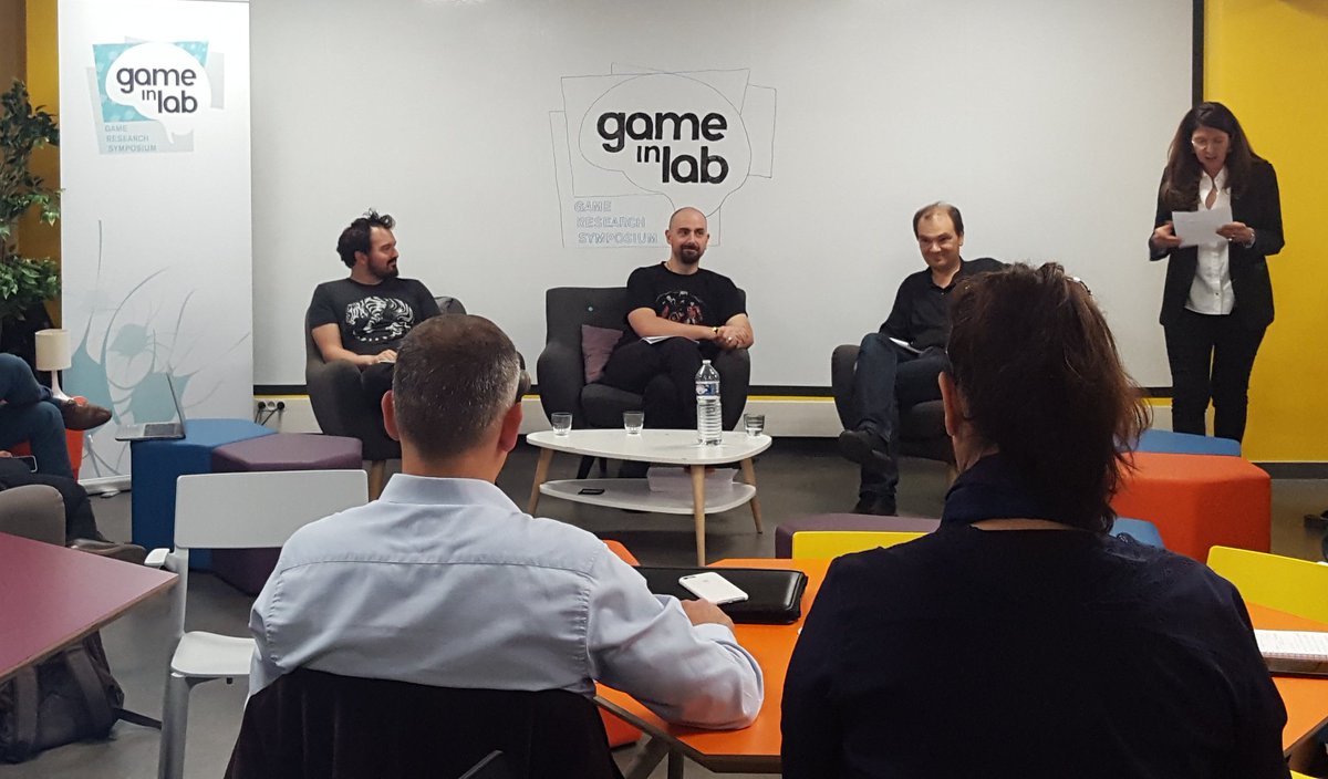 GameInLab's tweet image. Le premier meet-up de #GameInLab : "Le chercheur sur le jeu est -il forcément un joueur?" 🤔👩‍🔬🔬📣