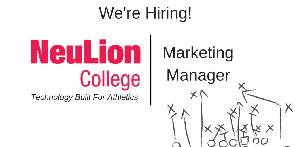 NeuLionCollege's tweet photo. 🚨Join our team!🚨 We're looking for an experienced Marketing Manager to join our team here in Orlando, FL! If you have passion for sports &amp; technology, check out the job description here: https://t.co/NuE8q2t1cr #NeuLionCollege #SMSports https://t.co/3o1mcbrrEm
