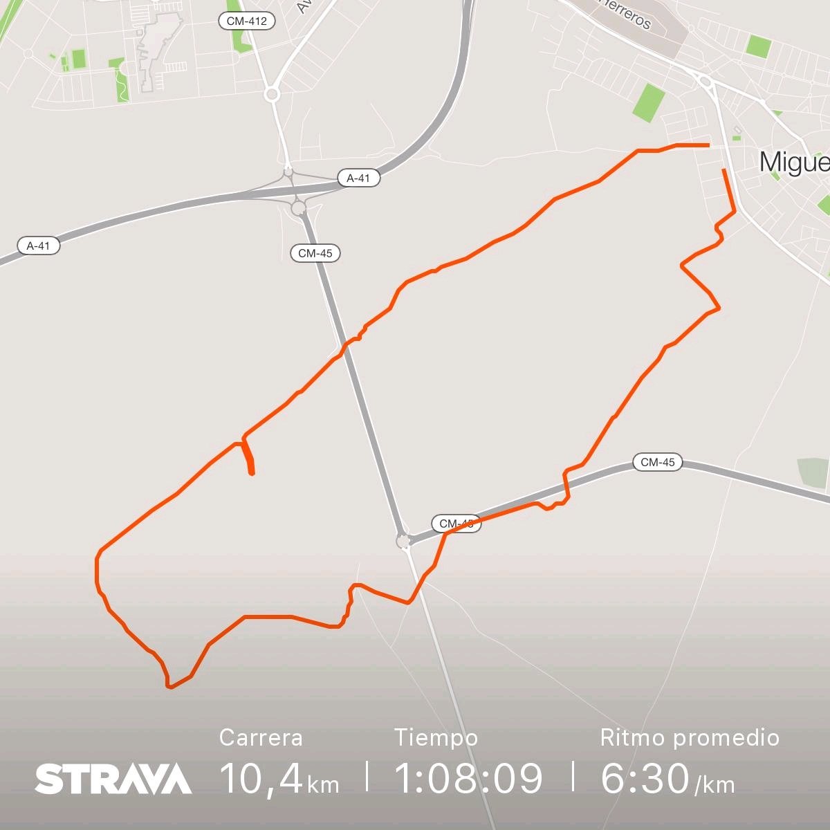 #hoyaMortero #paisajesmanchegos #Miguelturra con las <a href="/TrailManchegas/">#TrailManchegas</a>, haciendo kms para #zenagastrail strava.com/activities/189…