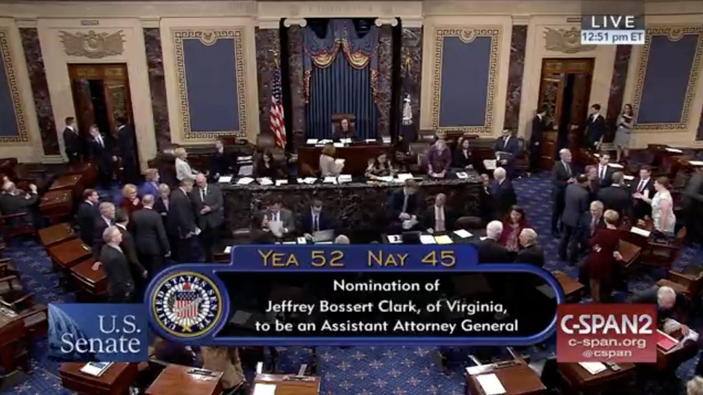 make5calls's tweet image. NOT IMPORTANT: Kanye West &amp;amp; Kid Rock at the White House

IMPORTANT: The Senate just confirmed a hardline climate change denier to be the top environmental lawyer at the DOJ, where he will certainly block any efforts to prevent the impending global climate crisis.