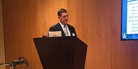 JoinTeamNM's tweet image. John Martin moderated the panel “Making Your ESI (#ElectronicallyStoredInformation) Protocol a Tool Rather Than a Hurdle” at the 8th annual @EdiSummit in Ft. Lauderdale, Fl. #NelsonMullinsEncompass