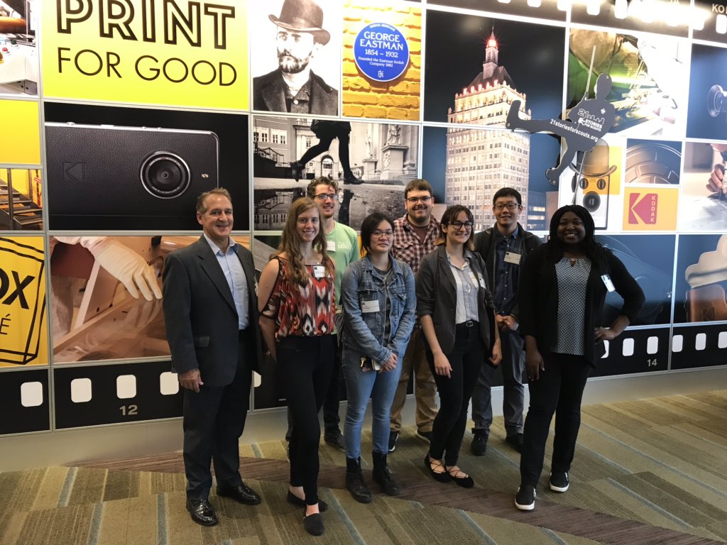 RIT SMS students visit #kodak HQ #printisgood #printinthemix