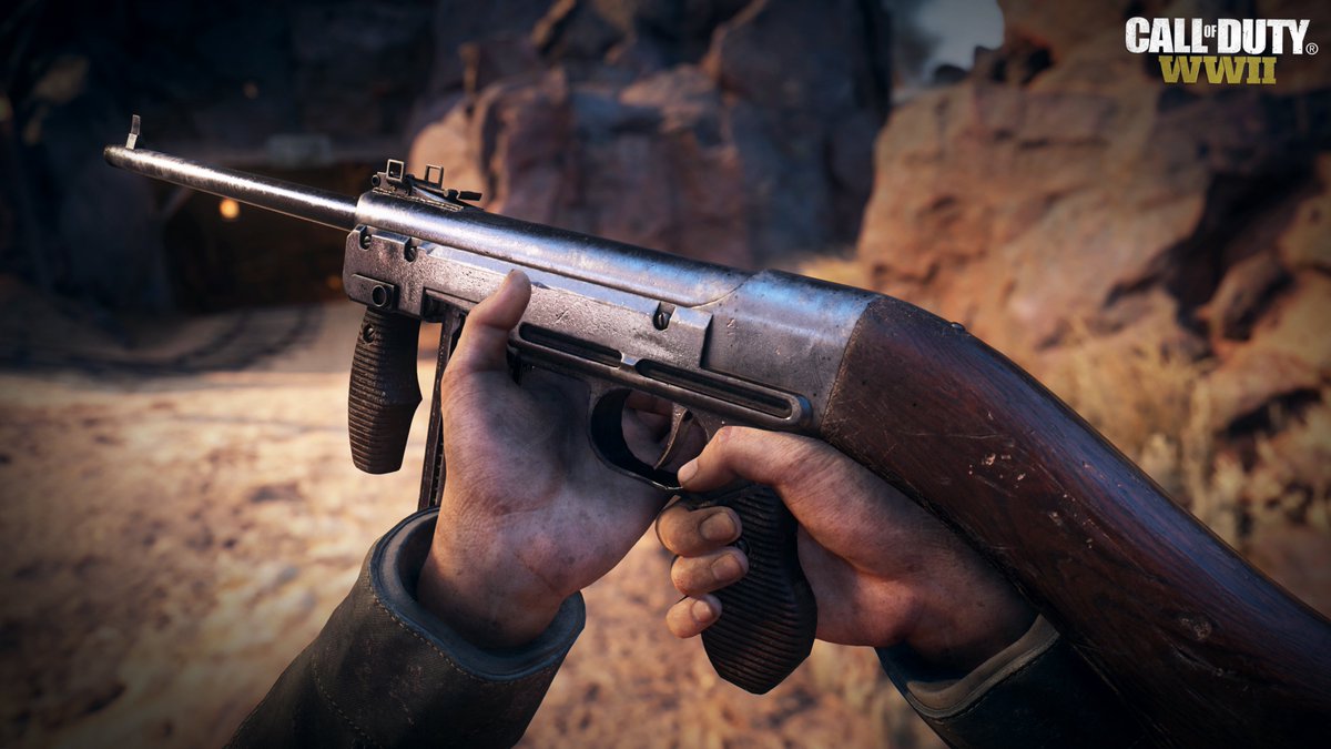 SHGames's tweet photo. Haven't picked up the #CODWWII Weekly Weapon Contract for the Proto-X1 yet? Don't worry, there's still time! Go see Captain Butcher and pick it up before 10AM PDT on Tuesday, October 16! https://t.co/cvk7tjuwPZ
