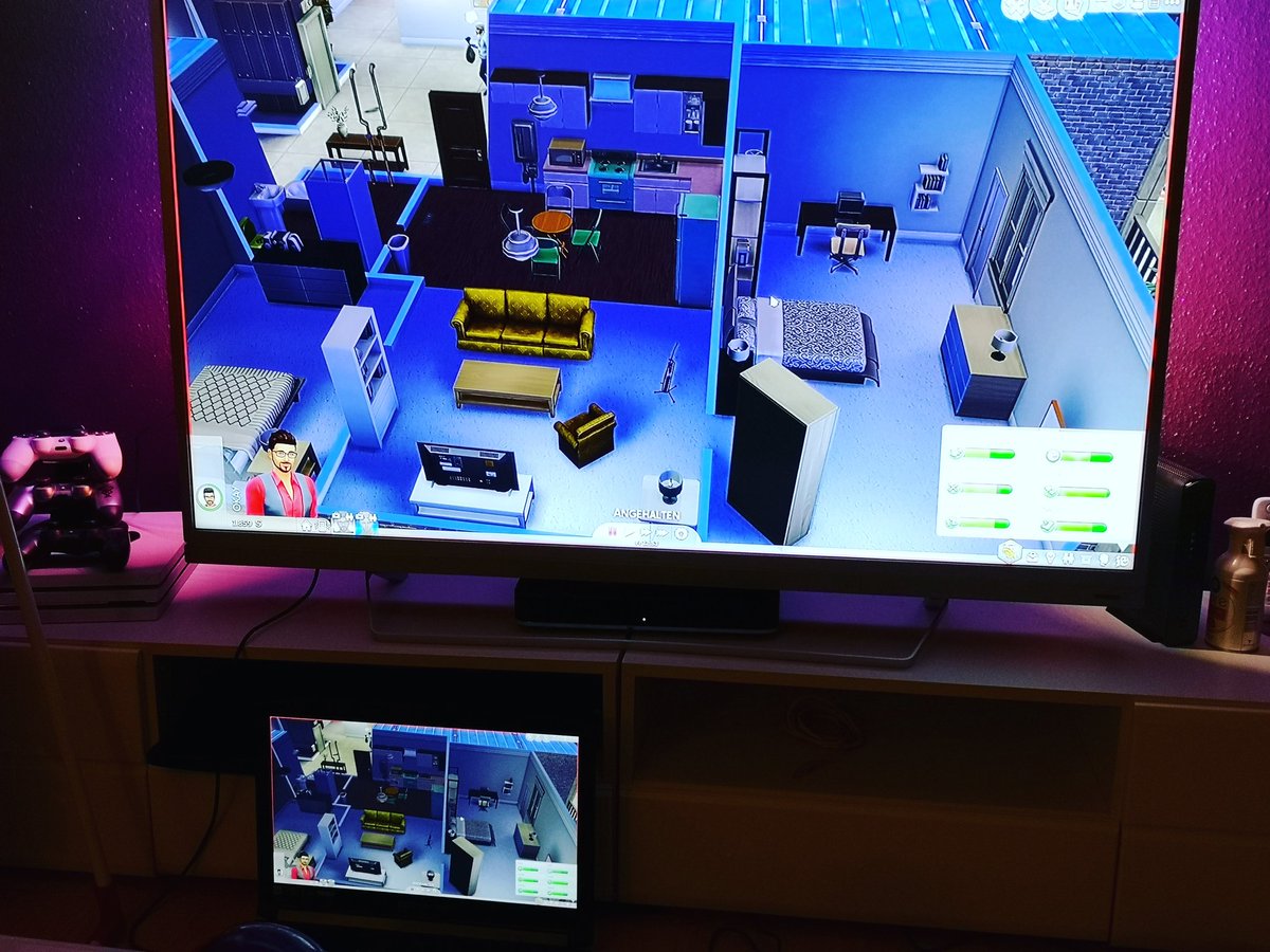 HeydeckMarco's tweet photo. Krank vom Bett Frauchen beim SIMSen zuschauen🤒🤢
#sick #krank #fieber #liegen #sims4 #zocken #game #gamer #gamergirl #girlfriend #EAgames #letsplay #großstadt #home #instasick #insta #instapic #photo #bühnenperformance #huawei #leica #hd #acer #predator #nvidia #gforce #hdmi https://t.co/C3zab8sozK