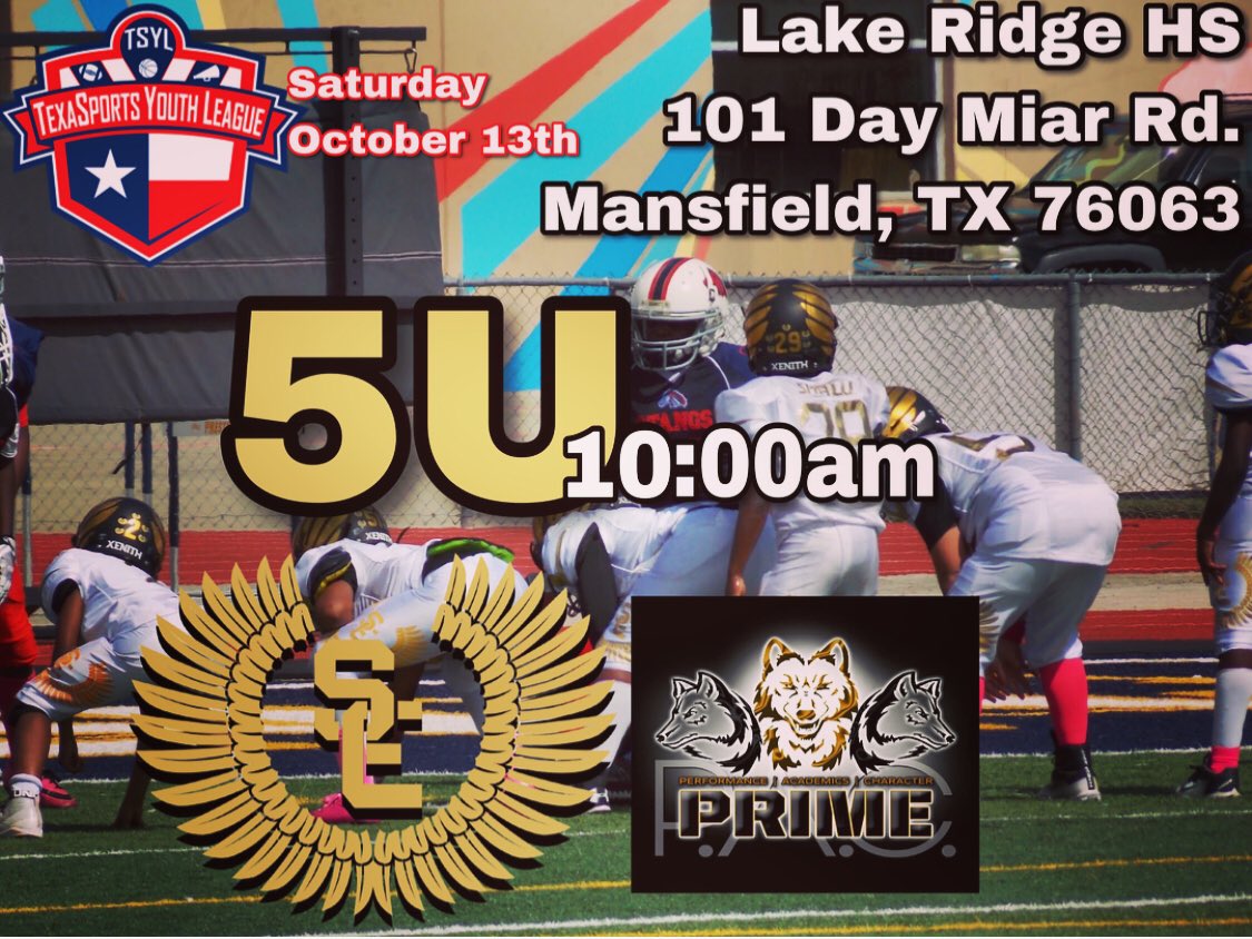 _SoaringEagles_'s tweet photo. Soaring Eagles’ @TexaSportsdfw Schedule for Homecoming Saturday:

5U vs Pac Prime Gold - 10:00am
6U vs Horns United - 11:00am
7U/8U vs Horns United - 12:30pm
9U vs NTX Bandits - 2:00pm
Soaring Eagles’ Parents vs Coaches Game - 4:00pm https://t.co/fqgL8G0OZf