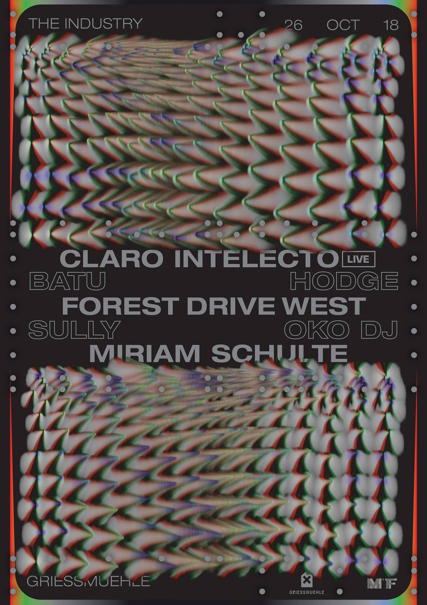 franklindecosta's tweet photo. #mothersfinestberlin is hosting another Industry event at #griessmuehle 
The Industry 26.10.2018 

RA: https://t.co/syavJxnkYD 
FB: https://t.co/vZAFmtie44 

#ClaroIntelecto
#Batu
#Hodge
#ForestDriveWest
#Sully
#OkoDJ
#MiriamSchulte https://t.co/NmHuqv7e9m