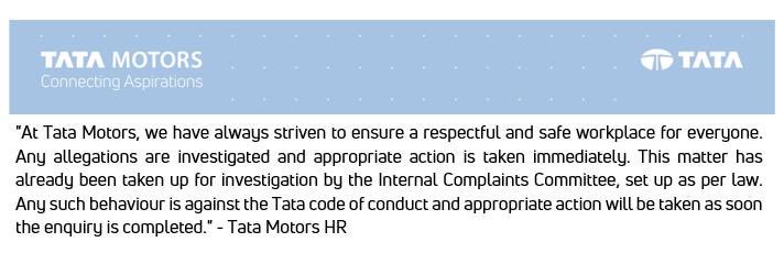 Tata Motors Statement