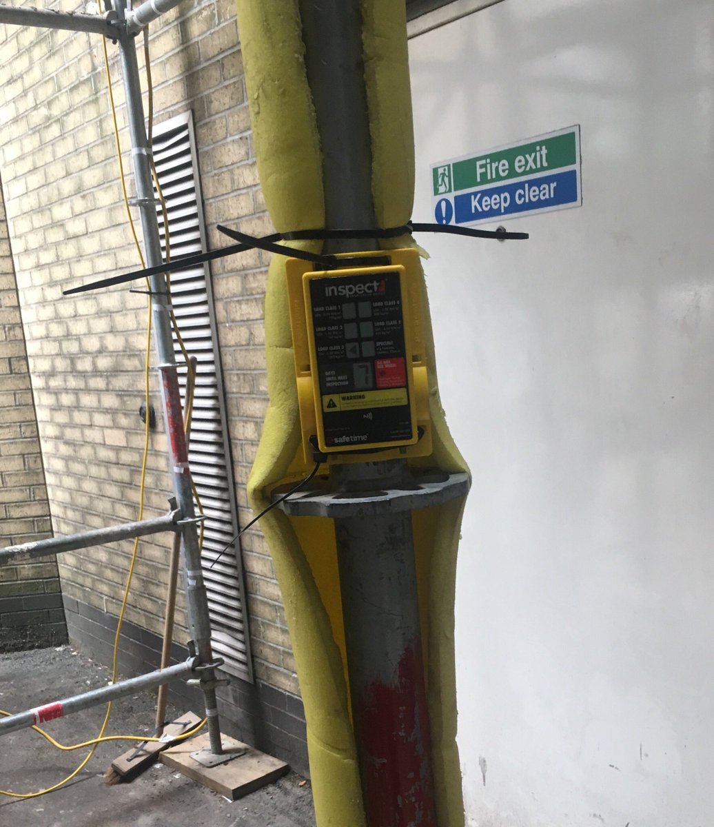 RWillisTrad's tweet photo. @TRAD_Scaff Midlands keeping up with the times. Now using Safetime electronic tagging. The way of the future #daretobedifferent #scaffoldinspections #amazingtechnology @CheckettsGary https://t.co/SwDp8s6BaC