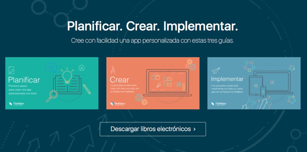 FileMakerlatino's tweet photo. ¿Sabes cuáles son los pasos para 📗Planificar, 📙Crear e 📘Implementar una #app personalizada? 📲
Descárgate #gratis estas 3 guías y ¡lánzate a utilizar #FileMaker! 😀

➡️ https://t.co/ZagvyKsvi6

#ebook #software #apps #empresa #pymes https://t.co/c3Bsr1z2Yk