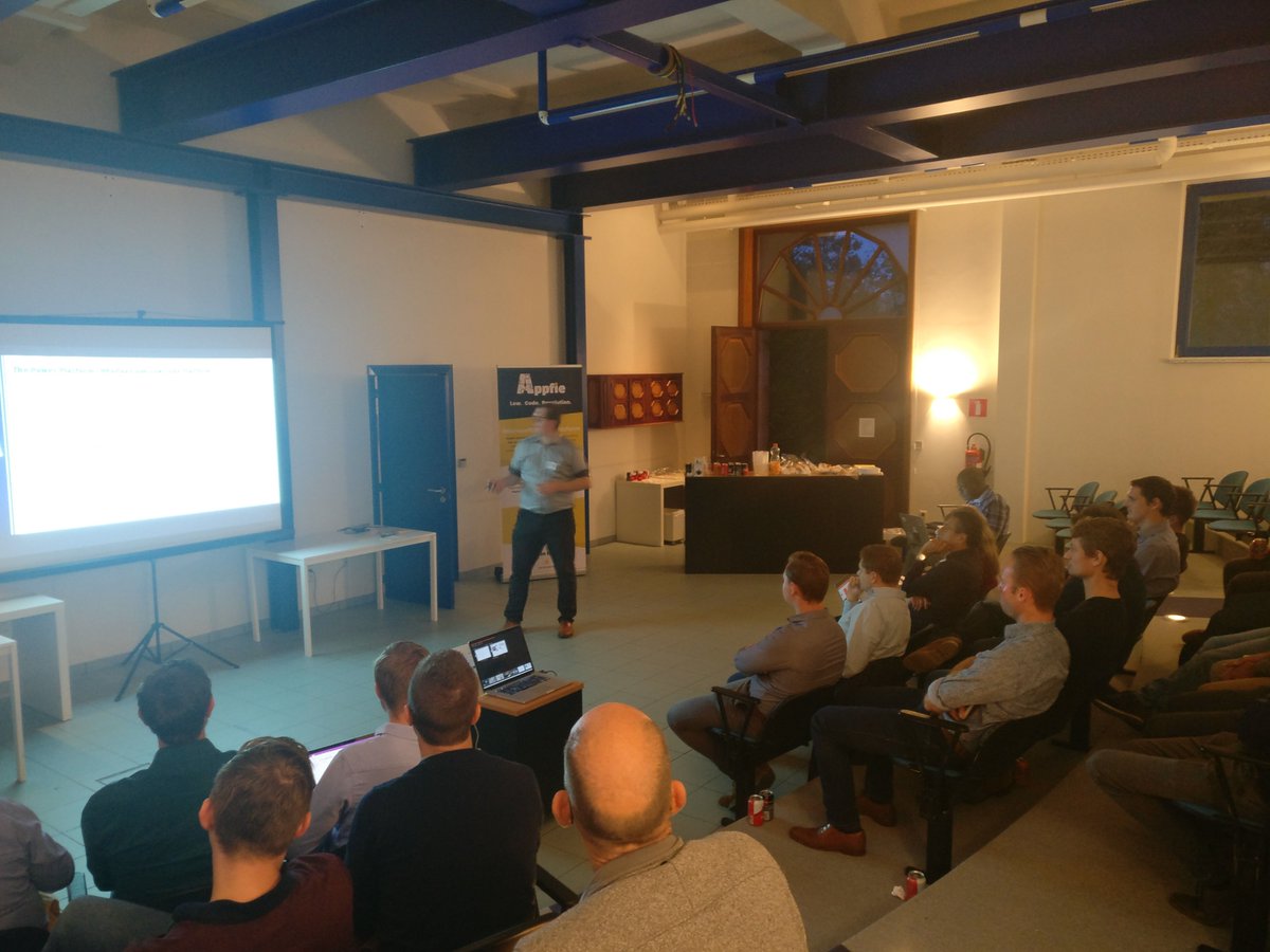 Great turn-out for the very first #PowerApps User Group in #Belgium.
Proudly organized by <a href="/AppfieInfo/">Appfie | 🏁 Start Your No-Code Yourney Today</a> in his hometown #Aalst.
