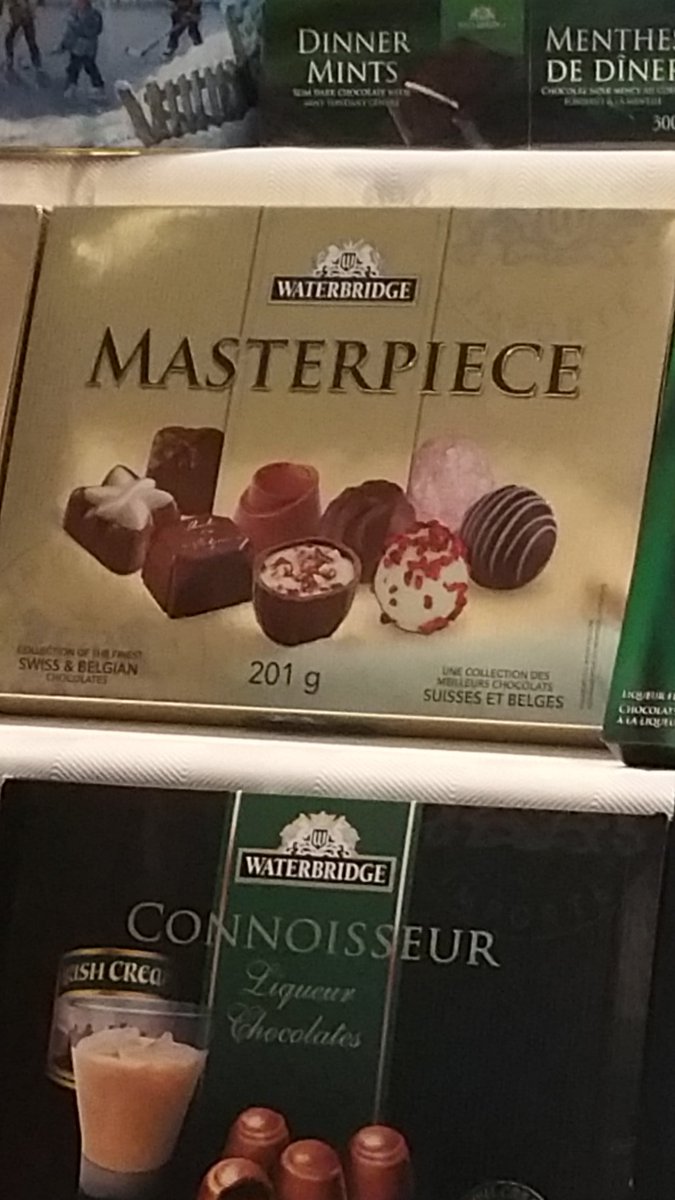 Life is like a box of chocolates, you never know what you're gonna get. Unless you turn over the box, all the deliscious Waterbridge Swiss and Belgian flavors are listed right there. #ldholiday