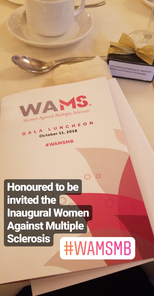 Twindsay's tweet photo. So honoured to be invited to attend this inaugural event for the @mssocietyMB,  and to be amongst so many inspiring women. #wamsmb https://t.co/OGyHPeHc9R