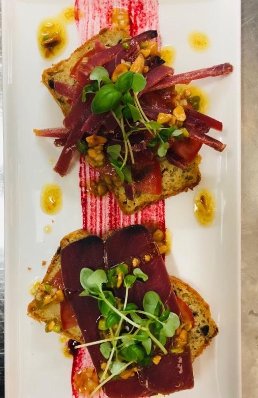 LaCuinaCardiff's tweet photo. A new dish with autumn flavours. https://t.co/rr0AwlPIZ3