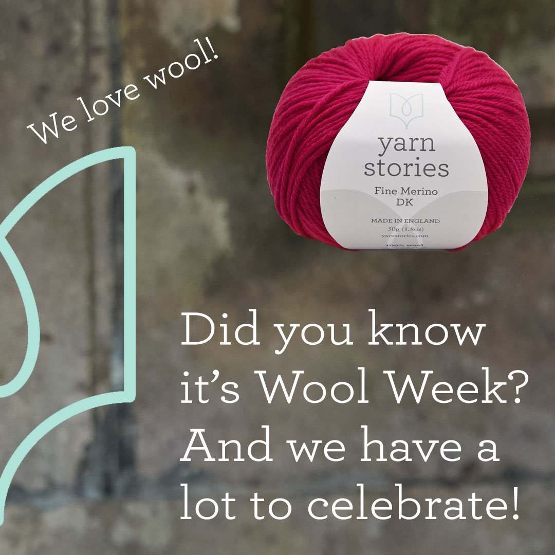 Yarn_Stories's tweet image. We are celebrating #WoolWeek! Wool is an amazing fibre that we owe a lot to. It is a naturally renewable fibre with temperature control, durability and softness, just to mention a few. #Yarnstories #woolweek18 #yarn #wool