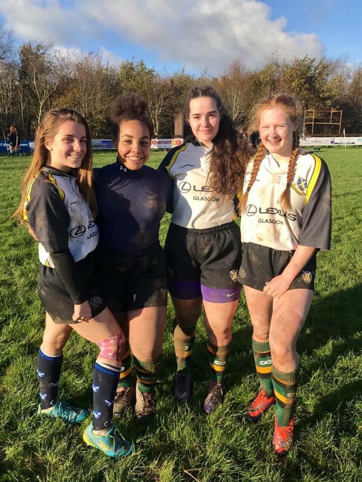 CarthaQPGirls's tweet photo. Girls should never be afraid to be who they are. Never apologise for being strong or brave or courageous. Here’s to all our powerful Cartha girls smashing stereotypes every day and empowering each other through rugby 💜💚💛 #InternationalDayOfTheGirlChild #runlikeagirl #beyou https://t.co/Jy8PGdzRO7